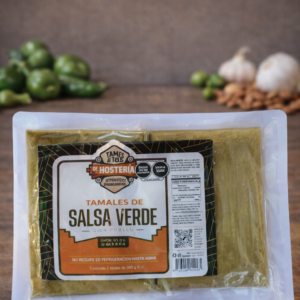 Green Salsa Tamales – 2 Pack (7 oz each / 200 g each)